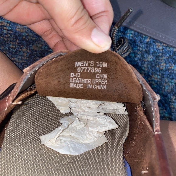 SPERRY TOP-SIDER MEN'S LEEWARD BROWN BOAT SHOES Size 10 - Picture 9 of 9